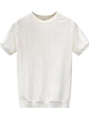 Men's Full Size Round Neck Short Sleeve T-Shirt Plus Size