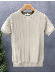 Men's Full Size Round Neck Short Sleeve T-Shirt Plus Size