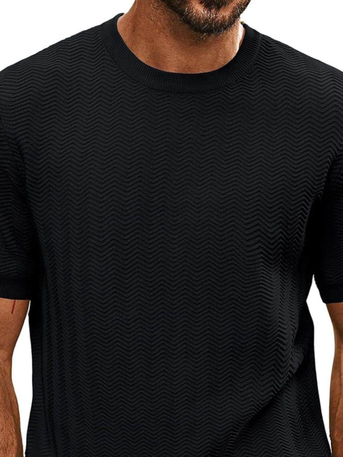 Men's Full Size Round Neck Short Sleeve T-Shirt Plus Size