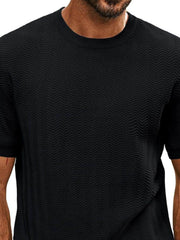 Men's Full Size Round Neck Short Sleeve T-Shirt Plus Size