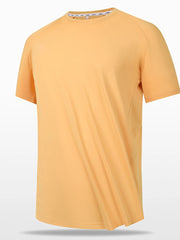 Men's Full Size Round Neck Short Sleeve T-Shirt Sherbet / M