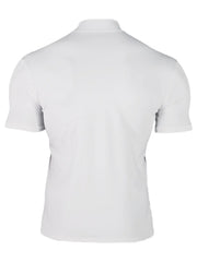Men's Full Size Turtleneck Short Sleeve T-Shirt Plus Size White / S