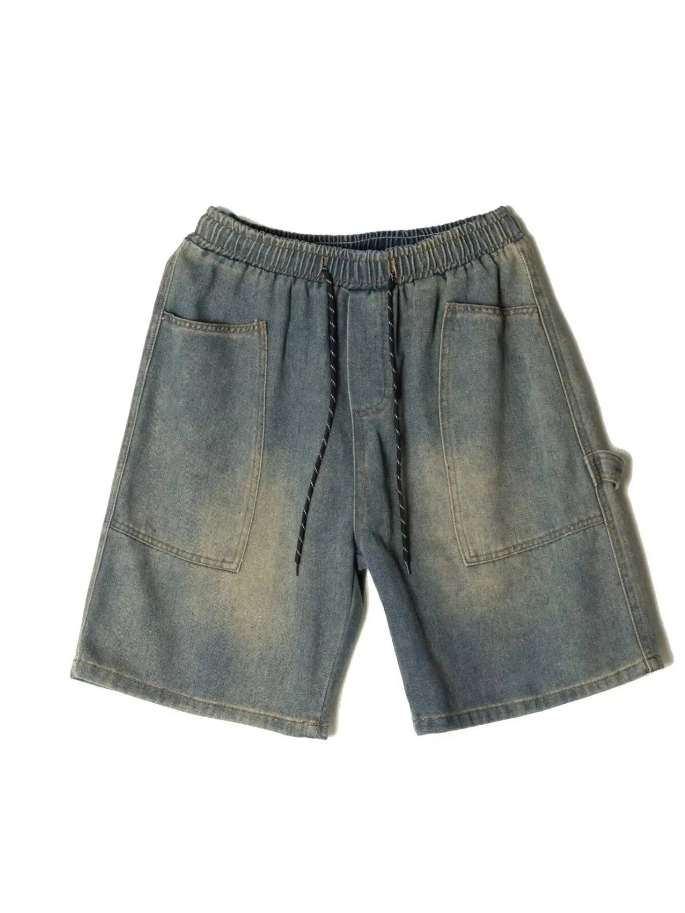 Men's Full Size Washed Loose Fit Denim Shorts Plus Size
