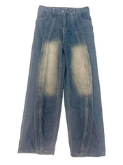 Men's Full Size Wide Leg Jeans Plus Size
