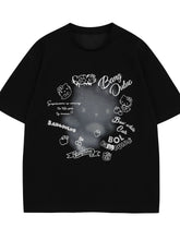 Men's Gradient Graphic Short Sleeve T-Shirt Black / S