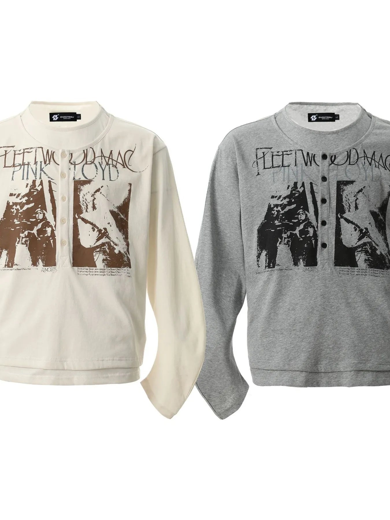 Men's Graphic Long Sleeve T-Shirt