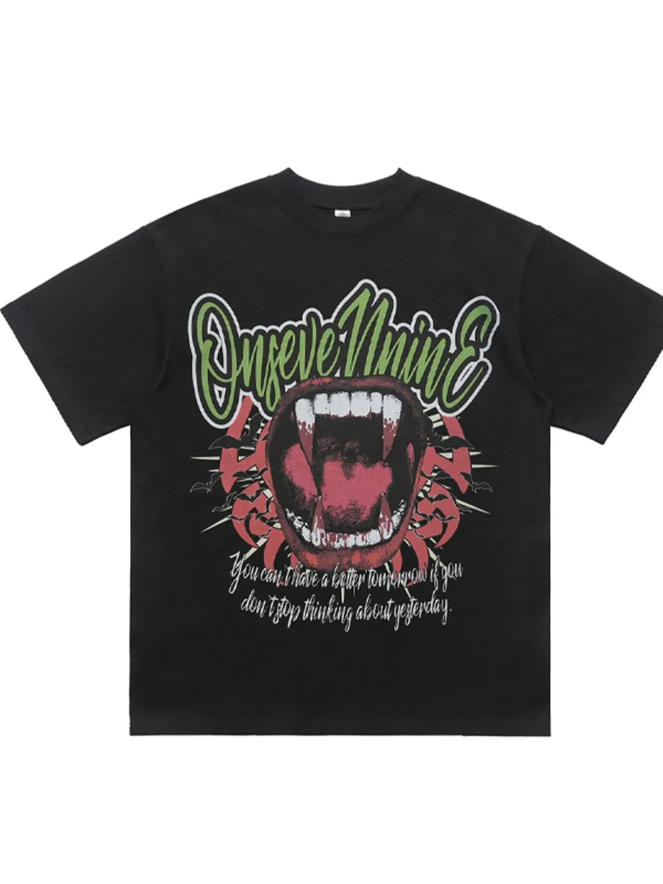 Men's Graphic Round Neck Oversized T-Shirt