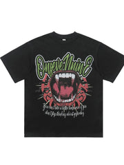 Men's Graphic Round Neck Oversized T-Shirt