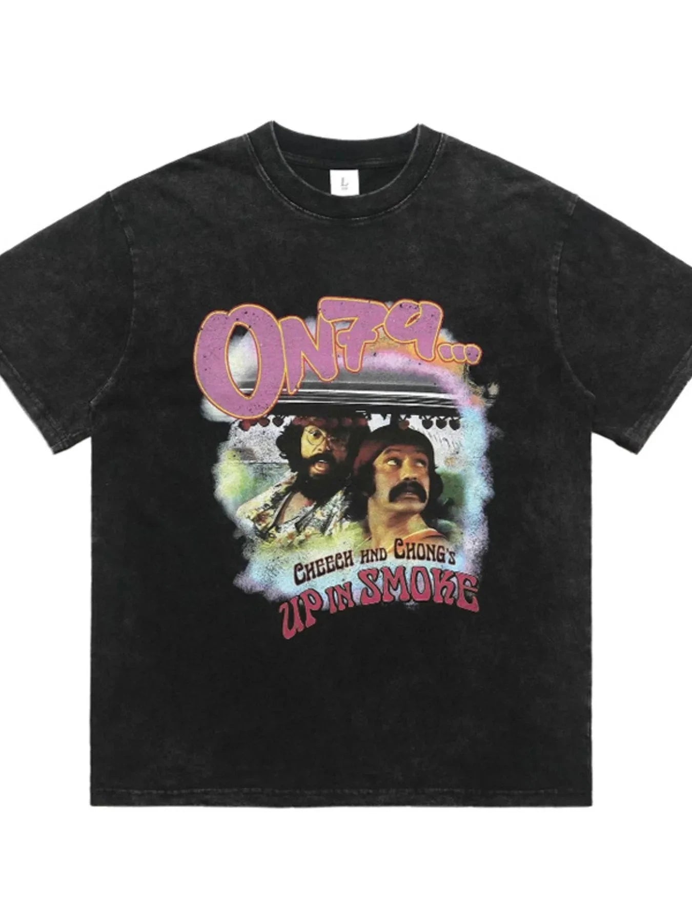 Men's Graphic Round Neck Short Sleeve T-Shirt