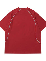 Men's Graphic Round Neck Short Sleeve T-Shirt