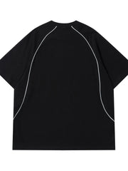 Men's Graphic Round Neck Short Sleeve T-Shirt