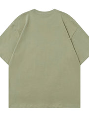 Men's Graphic Round Neck Short Sleeve T-Shirt