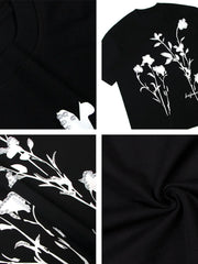 Men's Graphic Round Neck Short Sleeve T-Shirt