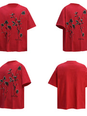 Men's Graphic Round Neck Short Sleeve T-Shirt