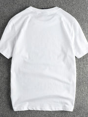 Men's Graphic Round Neck Short Sleeve T-Shirt