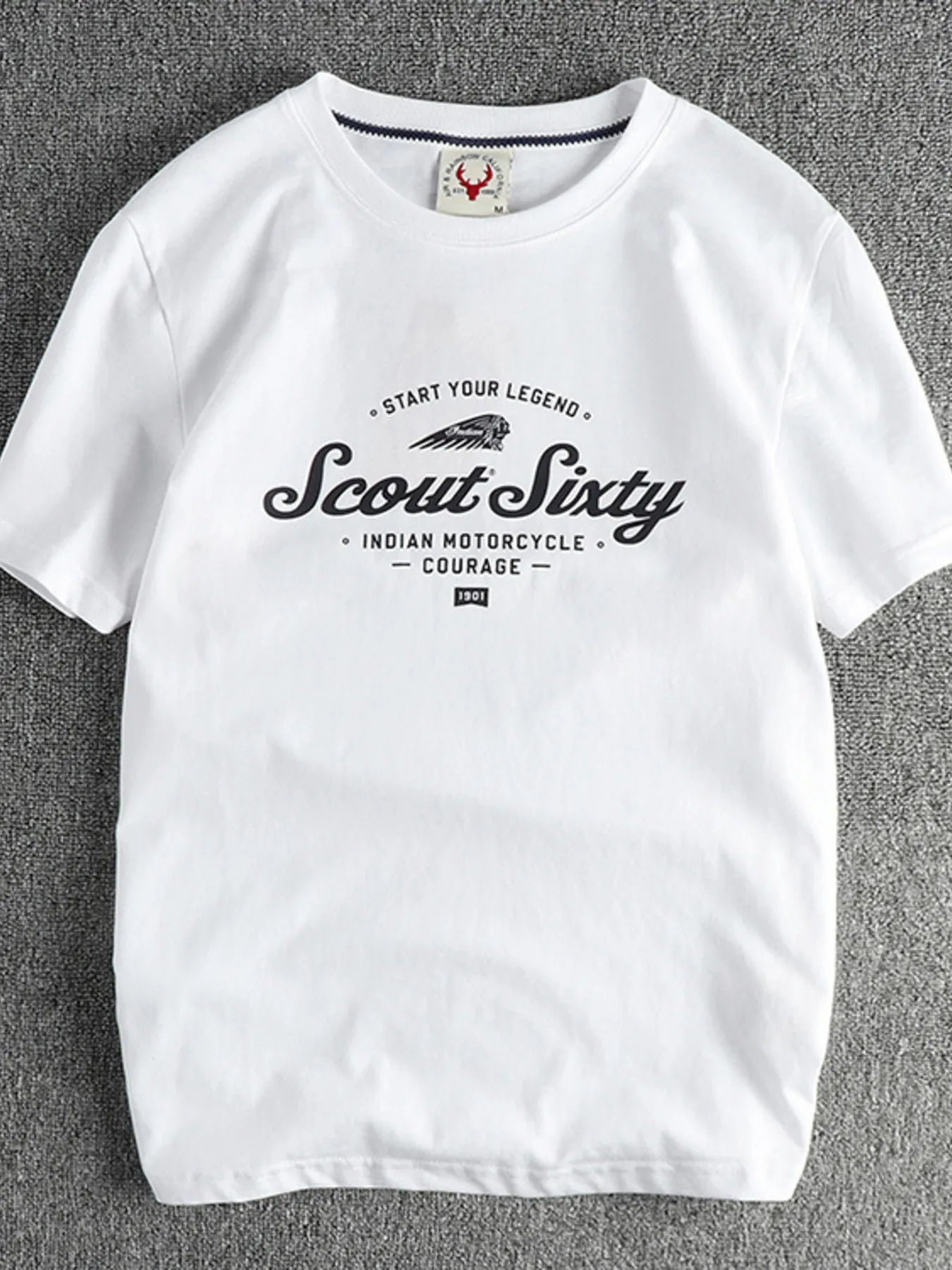 Men's Graphic Round Neck Short Sleeve T-Shirt