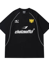 Men's Graphic Round Neck Short Sleeve T-Shirt Black / M