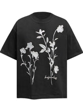 Men's Graphic Round Neck Short Sleeve T-Shirt Black / S