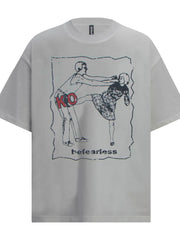 Men's Graphic Round Neck Short Sleeve T-Shirt Gray / S