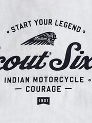 Men's Graphic Round Neck Short Sleeve T-Shirt White / M