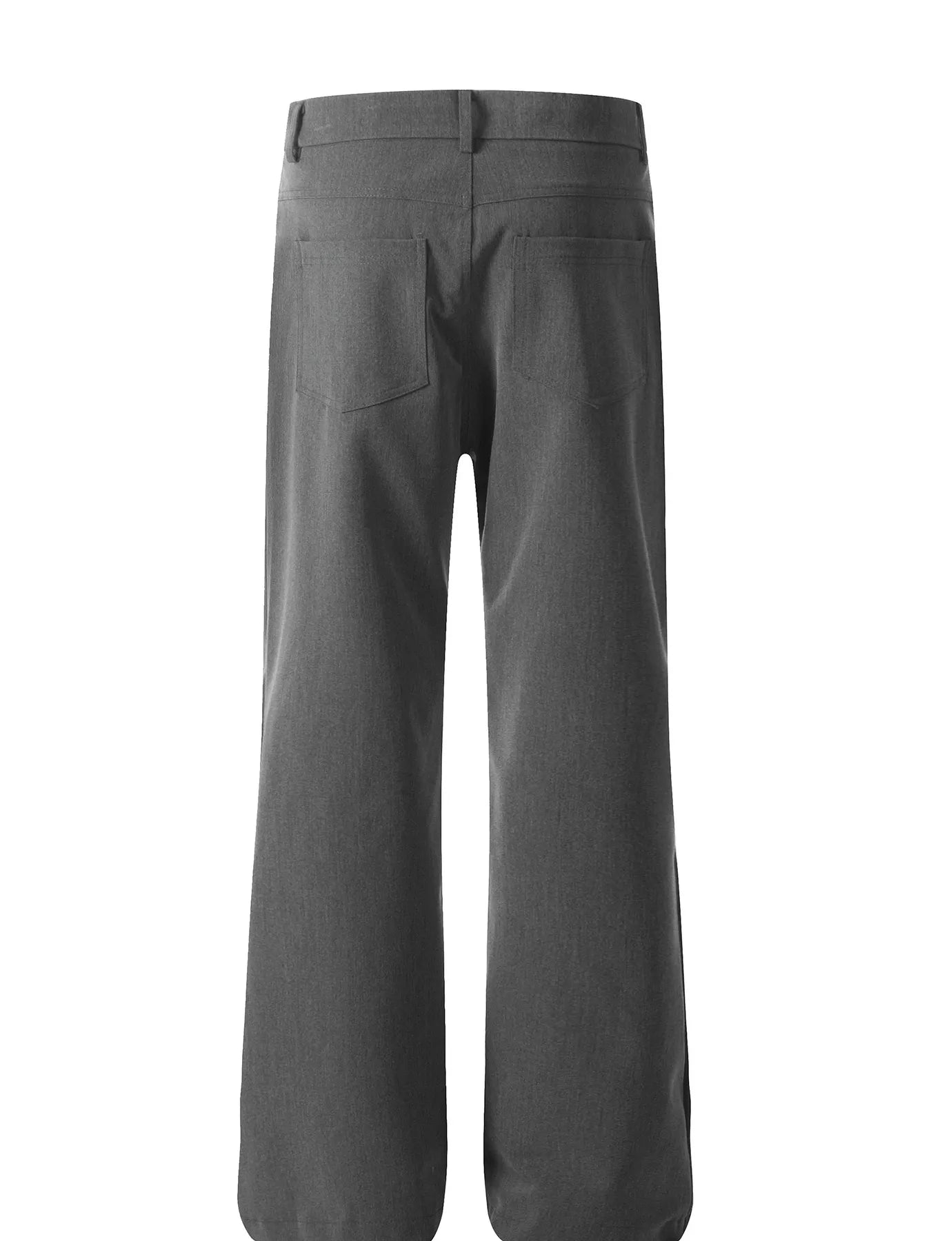 Men's High Waist Slim Bootcut Pants