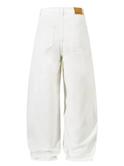 Men's High-Waist Wide Leg Balloon Jeans