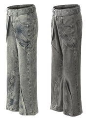 Men's High-Waist Wide Leg Jeans