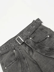 Men's High-Waist Wide Leg Jeans