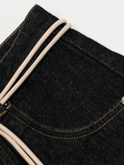 Men's High-Waisted Wide-Leg Jeans