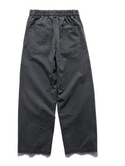 Men's High-Waisted Wide Leg Pants