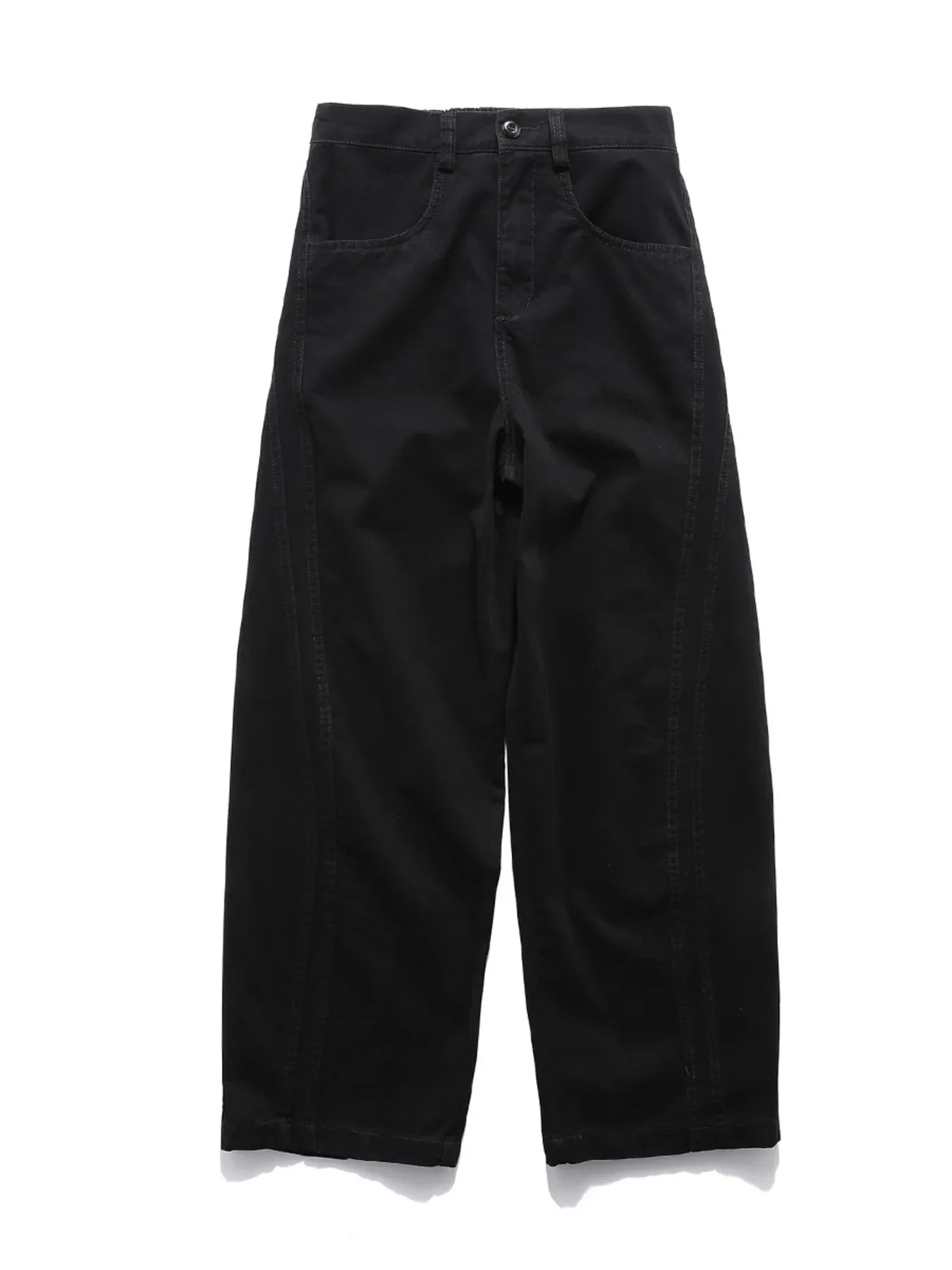 Men's High-Waisted Wide Leg Pants Black / S