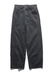 Men's High-Waisted Wide Leg Pants Gray / S