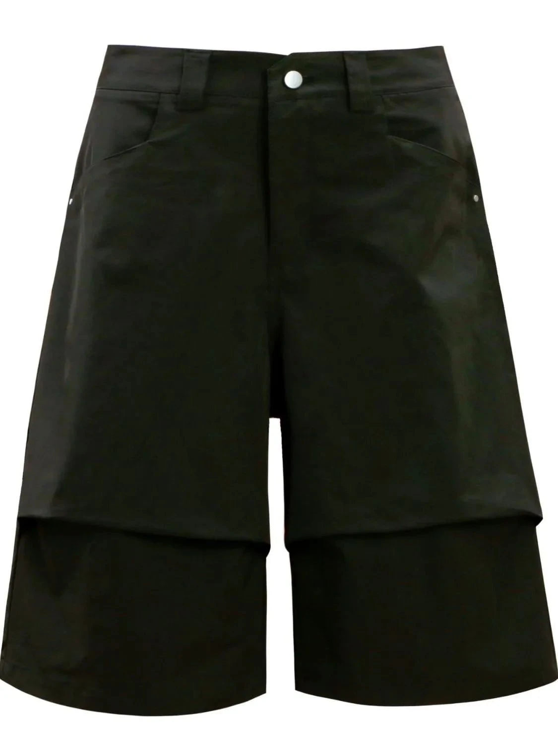 Men's Layered Pocketed Shorts Black / S