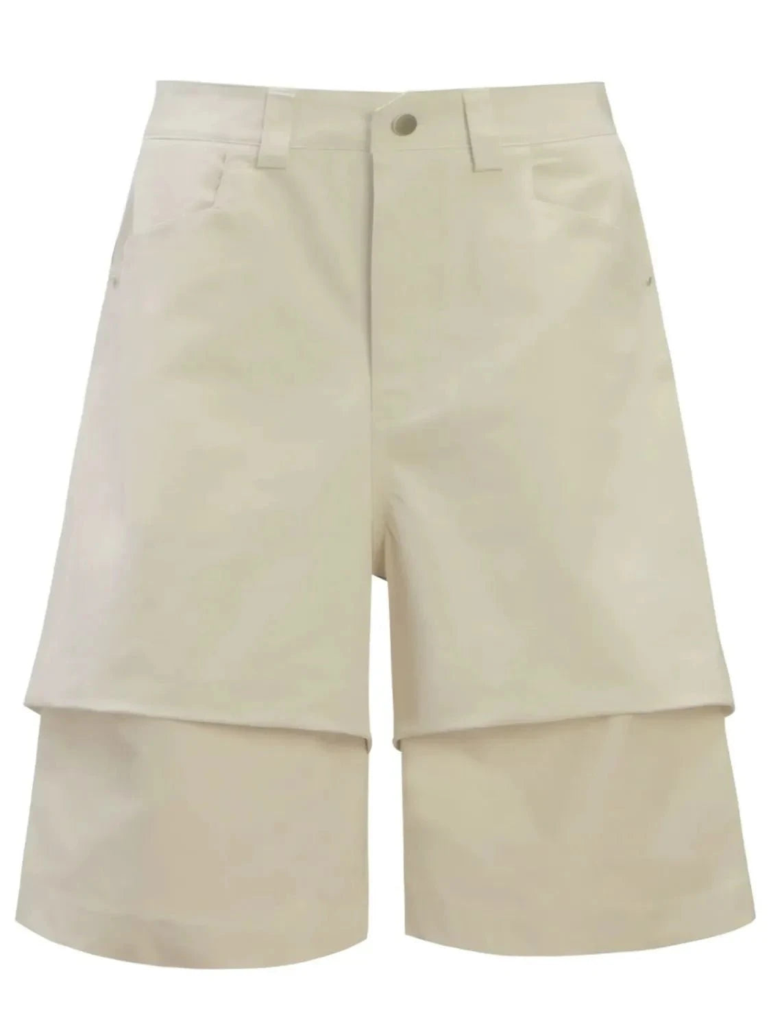 Men's Layered Pocketed Shorts Khaki / S