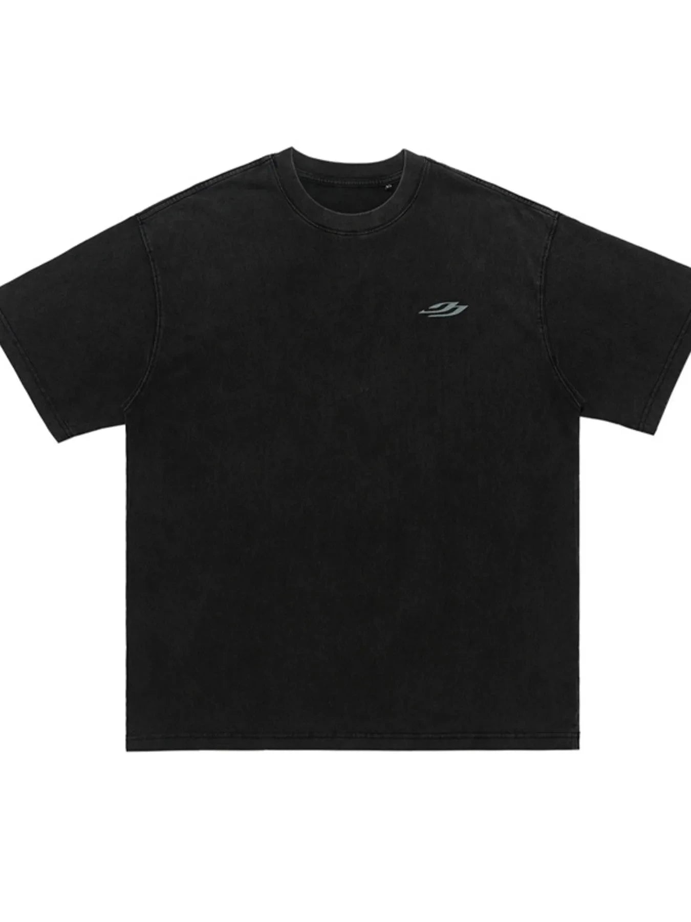 Men's Letter Back Round Neck Short Sleeve T-Shirt