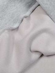 Men's Letter Contrast Long Sleeve Polo Sweatshirt