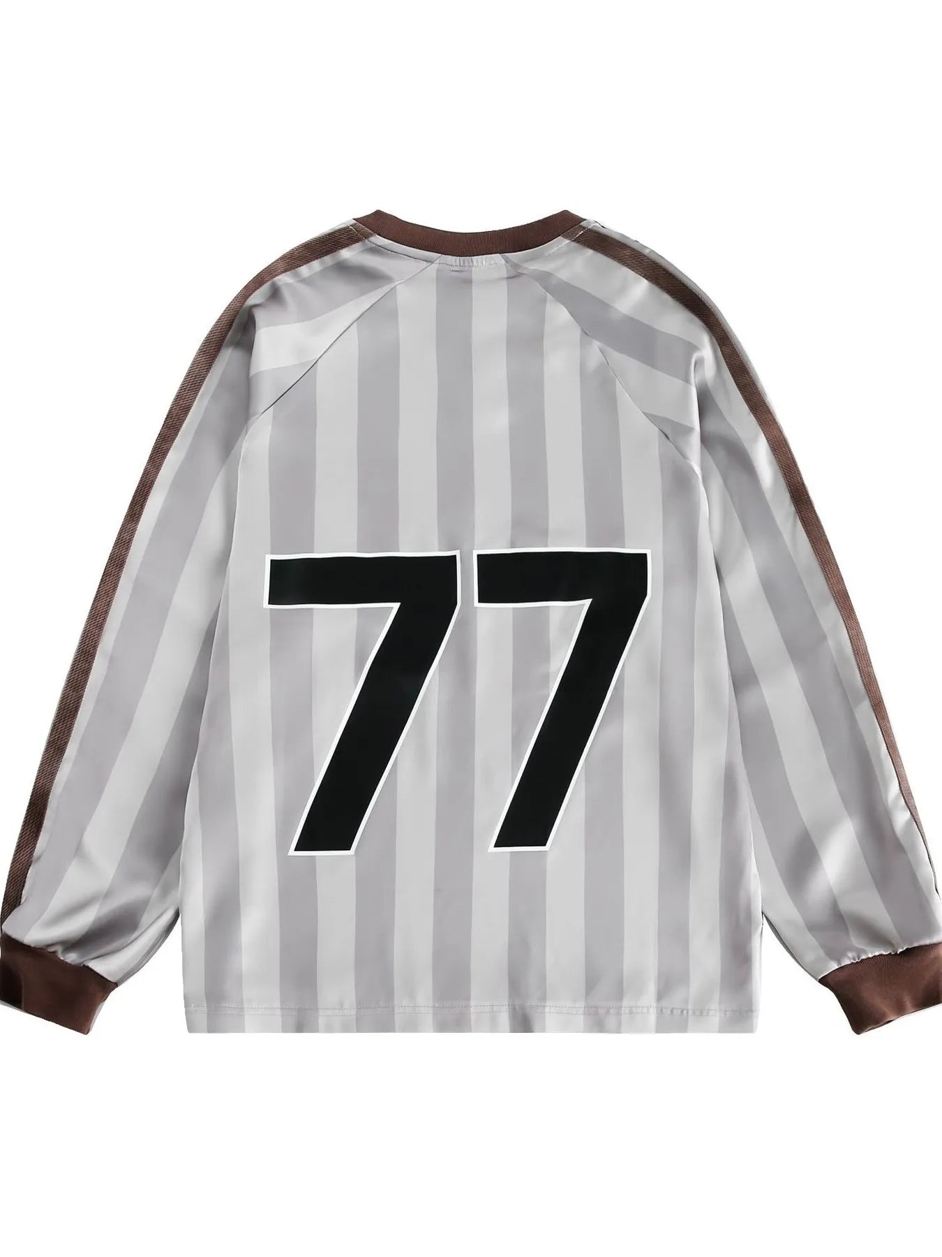 Men's Letter Graphic Striped Sweatshirt