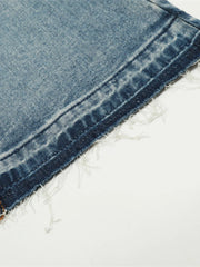 Men's Letter Loose Fit Jeans