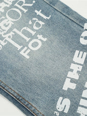 Men's Letter Loose Fit Jeans