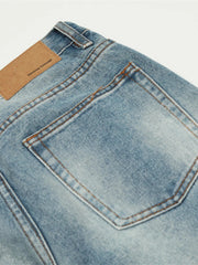 Men's Letter Loose Fit Jeans