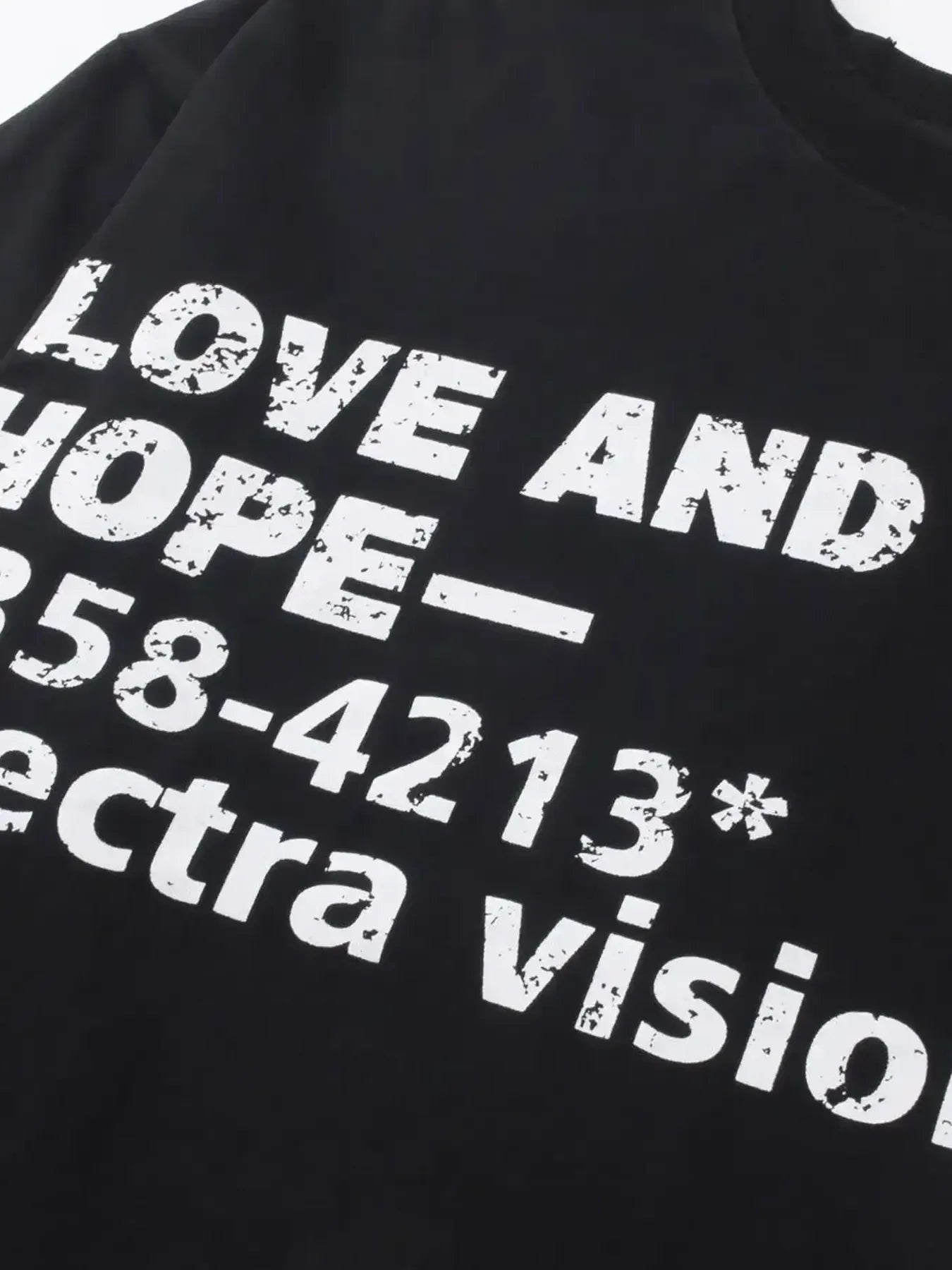 Men's Letter Round Neck Long Sleeve T-Shirt