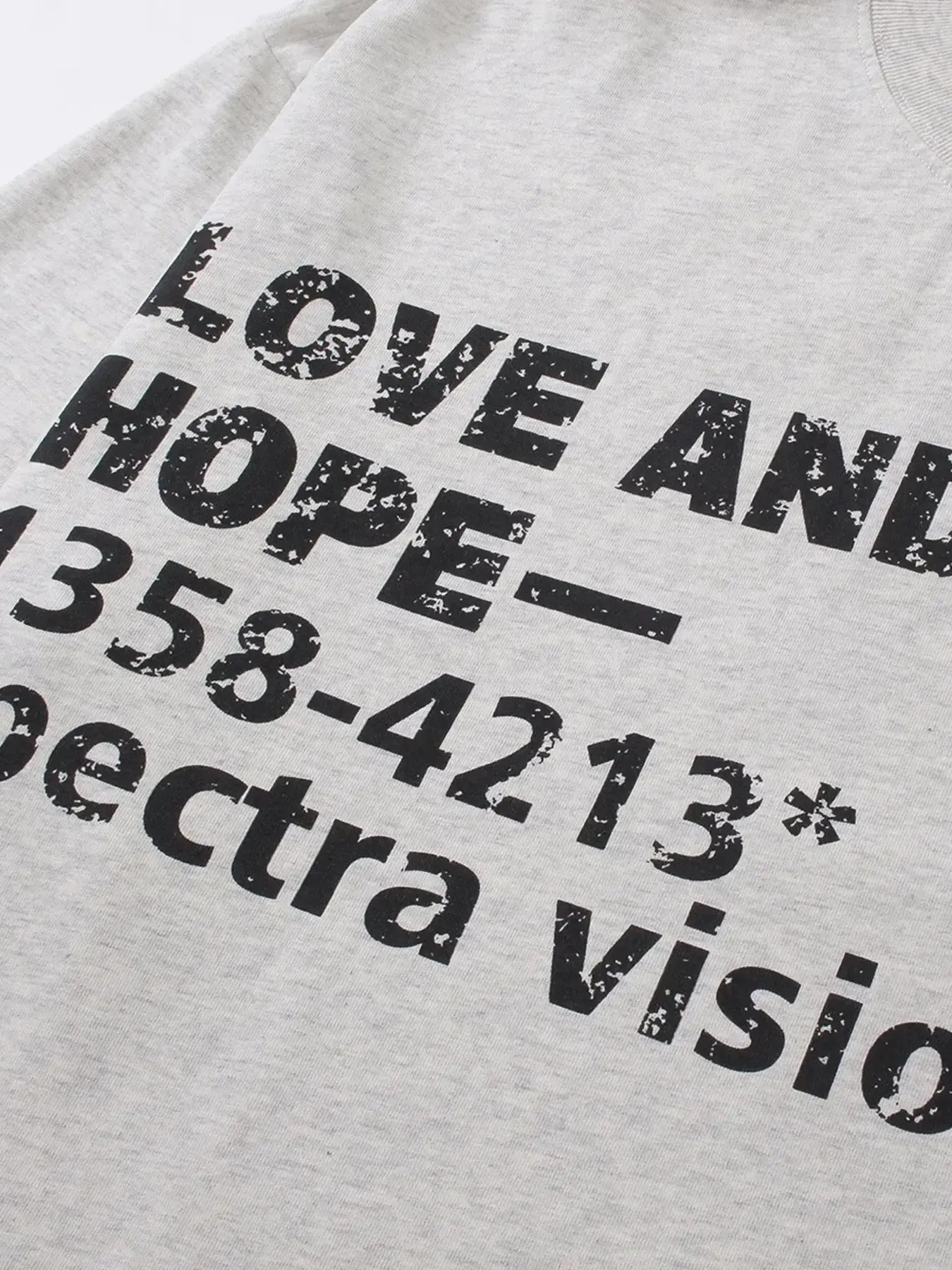 Men's Letter Round Neck Long Sleeve T-Shirt