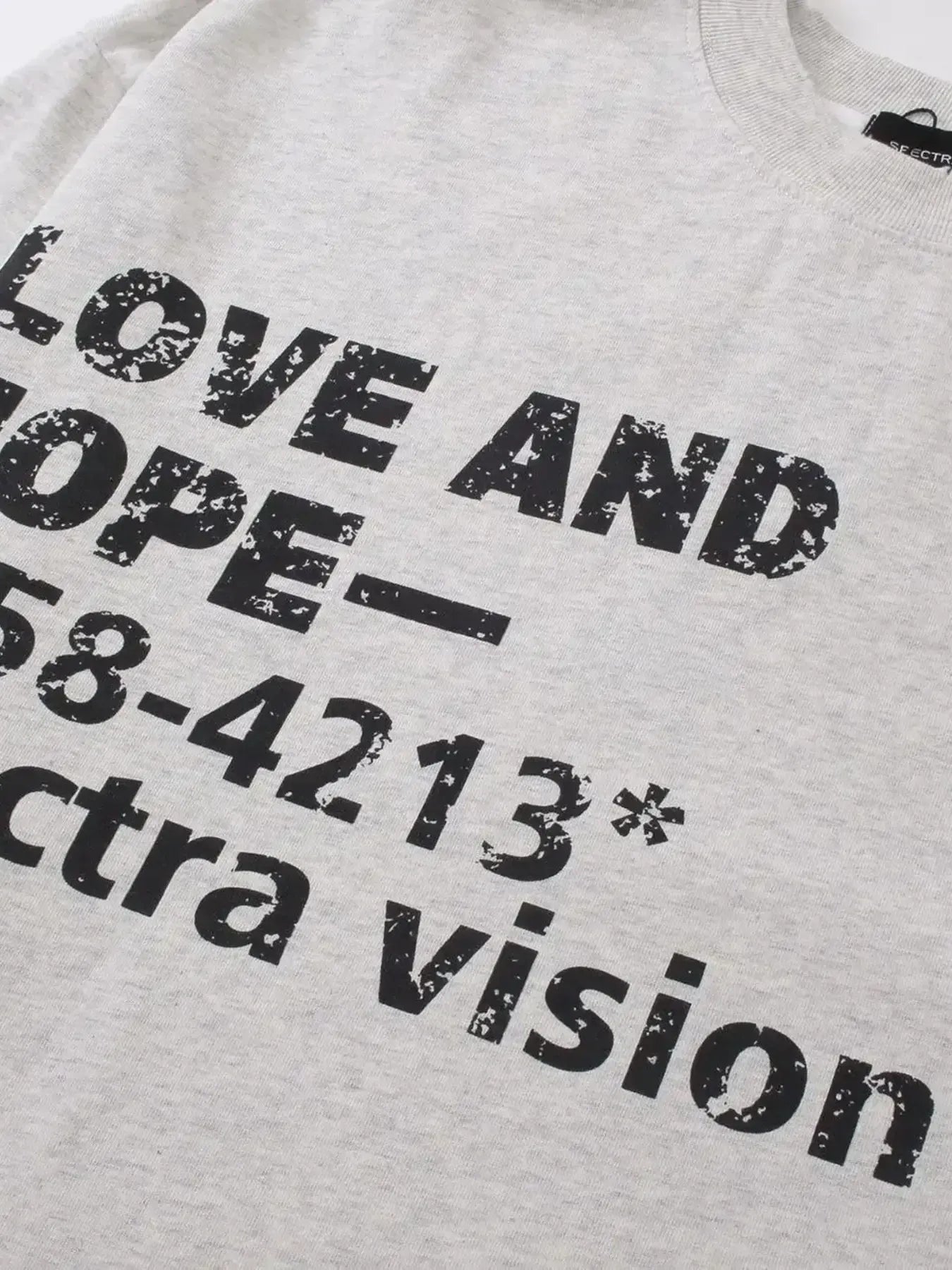 Men's Letter Round Neck Long Sleeve T-Shirt