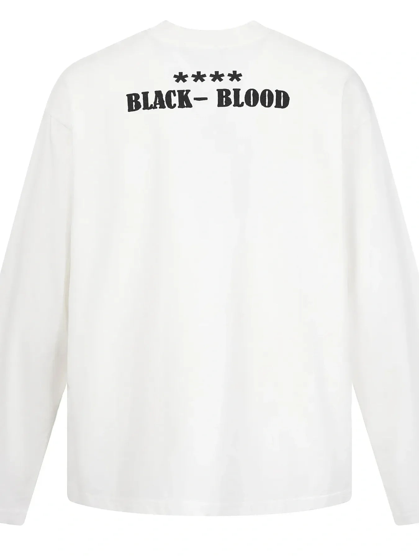 Men's Letter Round Neck Long Sleeve T-Shirt