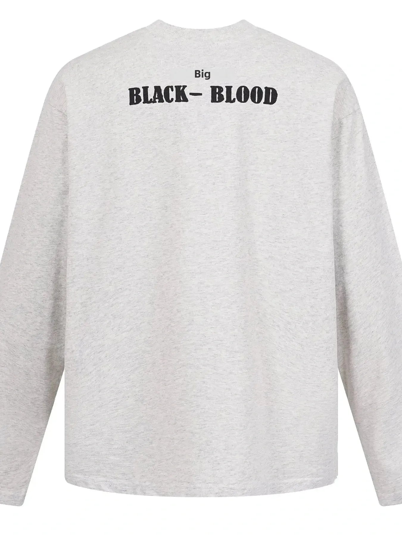 Men's Letter Round Neck Long Sleeve T-Shirt