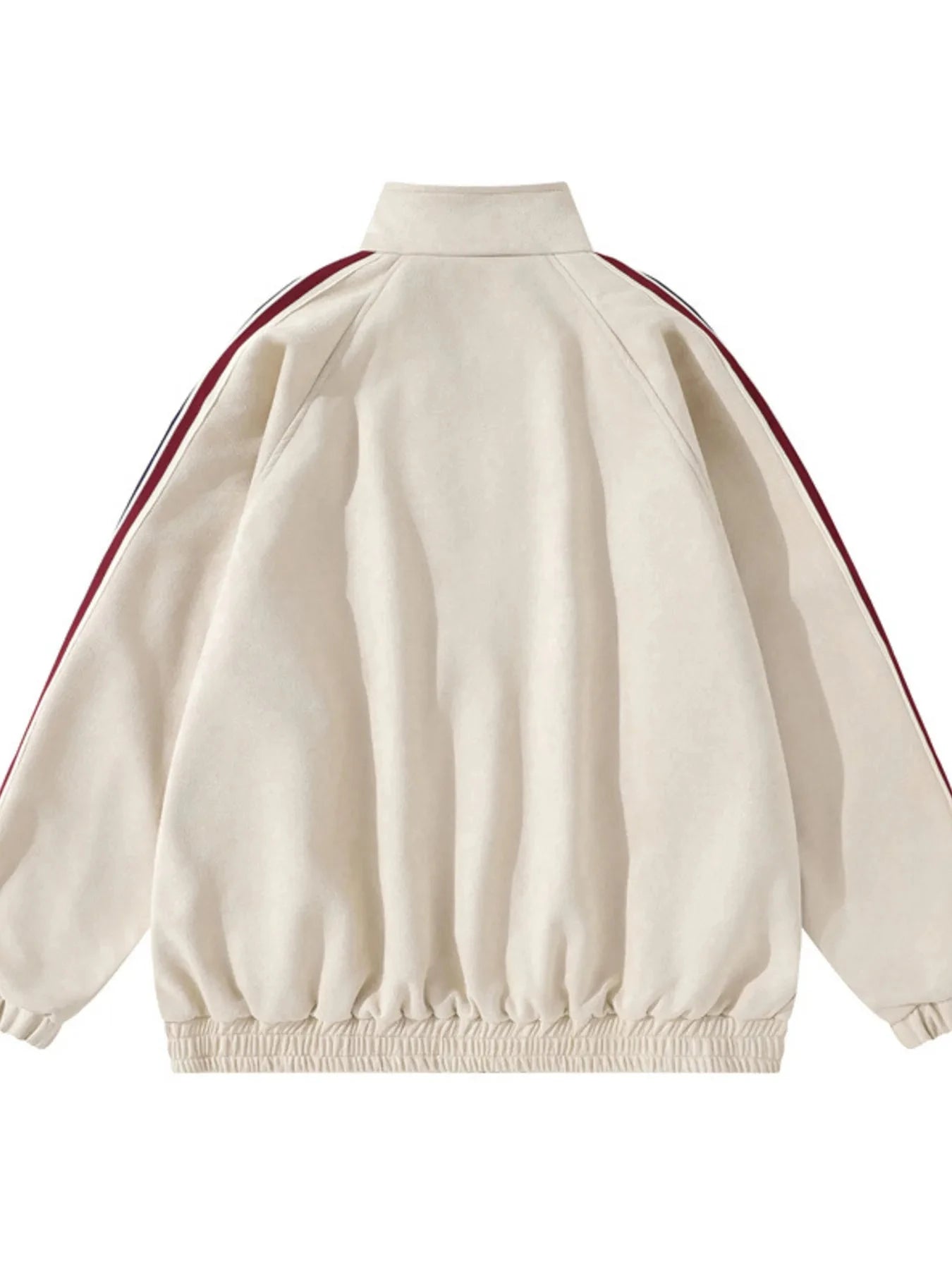 Men's Letter Zip Up Long Sleeve Hoodie