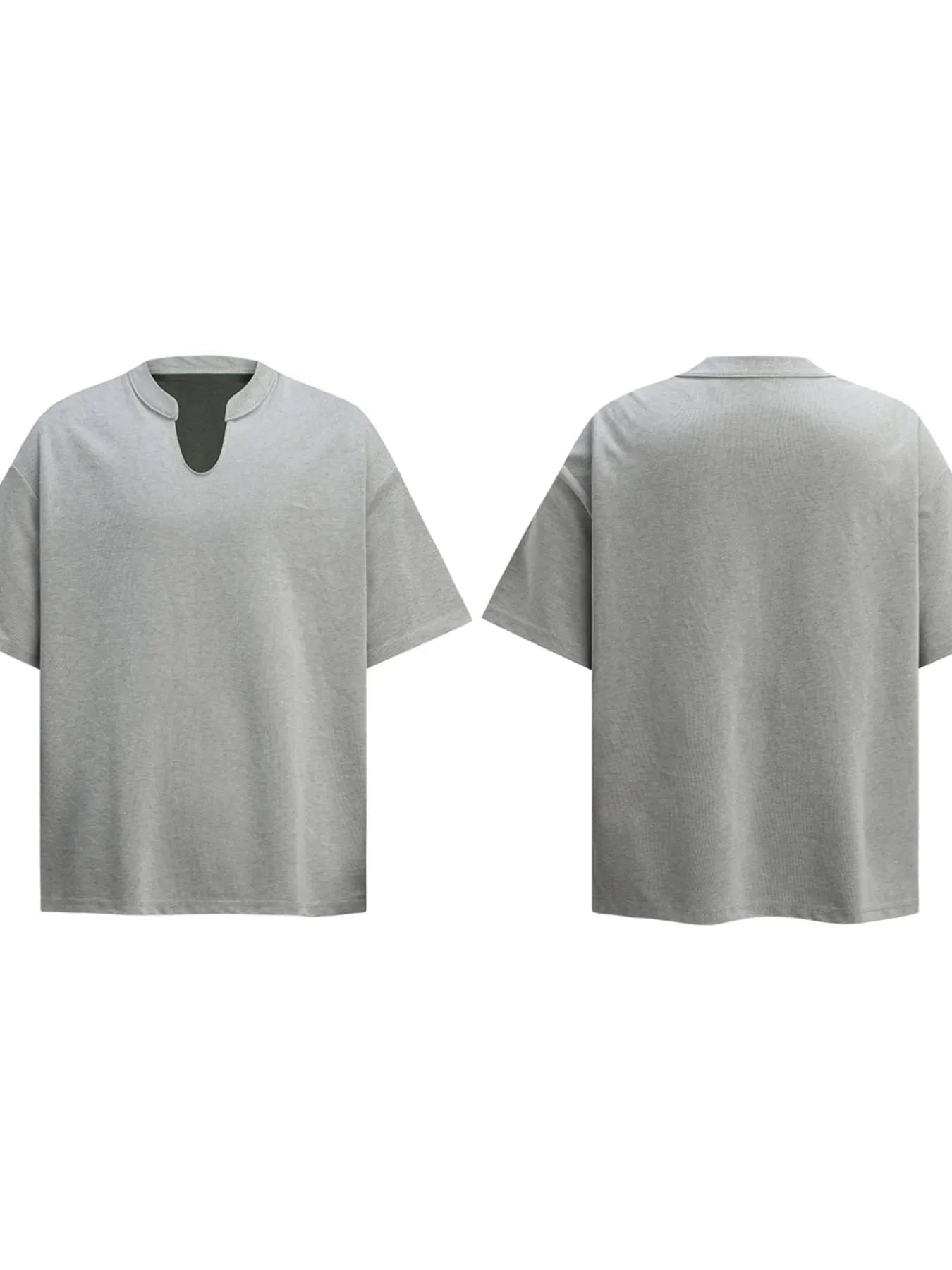 Men's Lightweight Breathable Notched T-Shirt