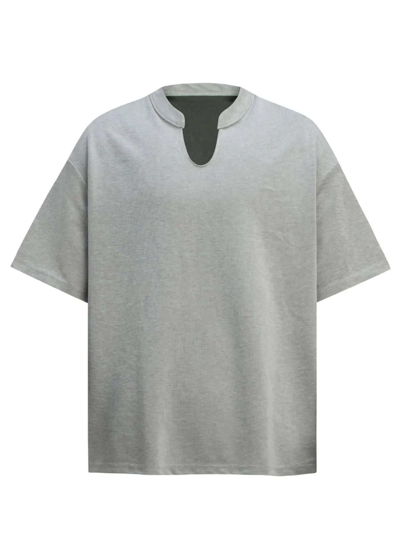 Men's Lightweight Breathable Notched T-Shirt