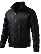 Men's Lightweight Casual Zip Up Jacket Black / M
