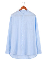 Men's Long Sleeve Button Up Shirt Light Blue / S
